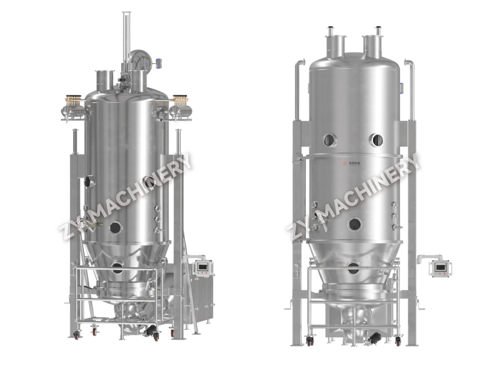 FL-B Fluid-bed Granulation & Machina exsiccans (Unus Gradus Granulator)